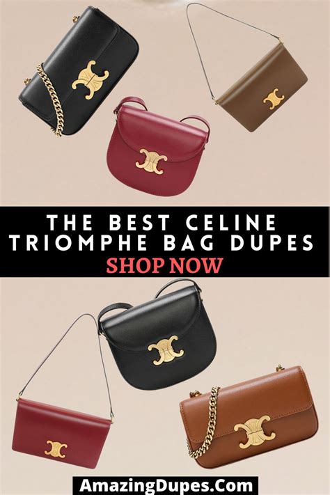 celine trio bag dupes|celine triomphe bag dupe.